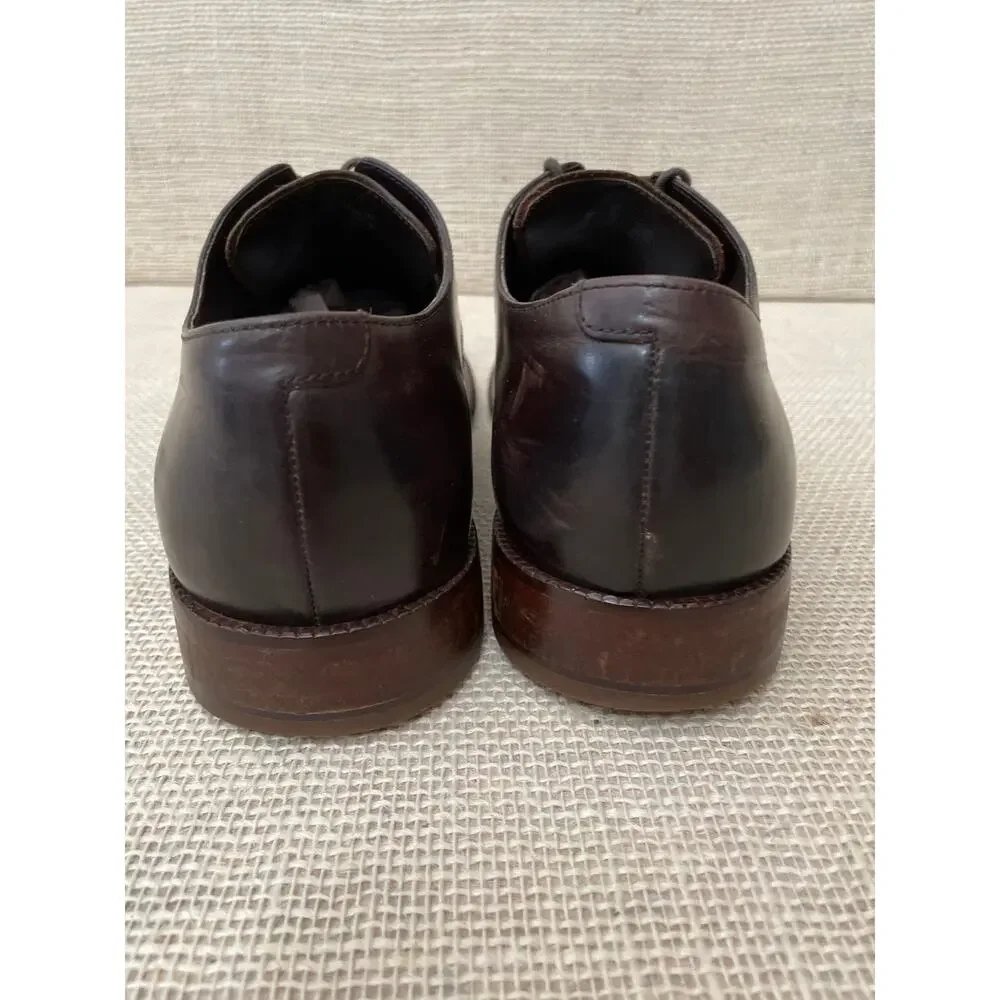 Cole Haan C28880 Fitzgerald Mens Size 10.5 M Brown Leather Plain Toe‎ Oxford